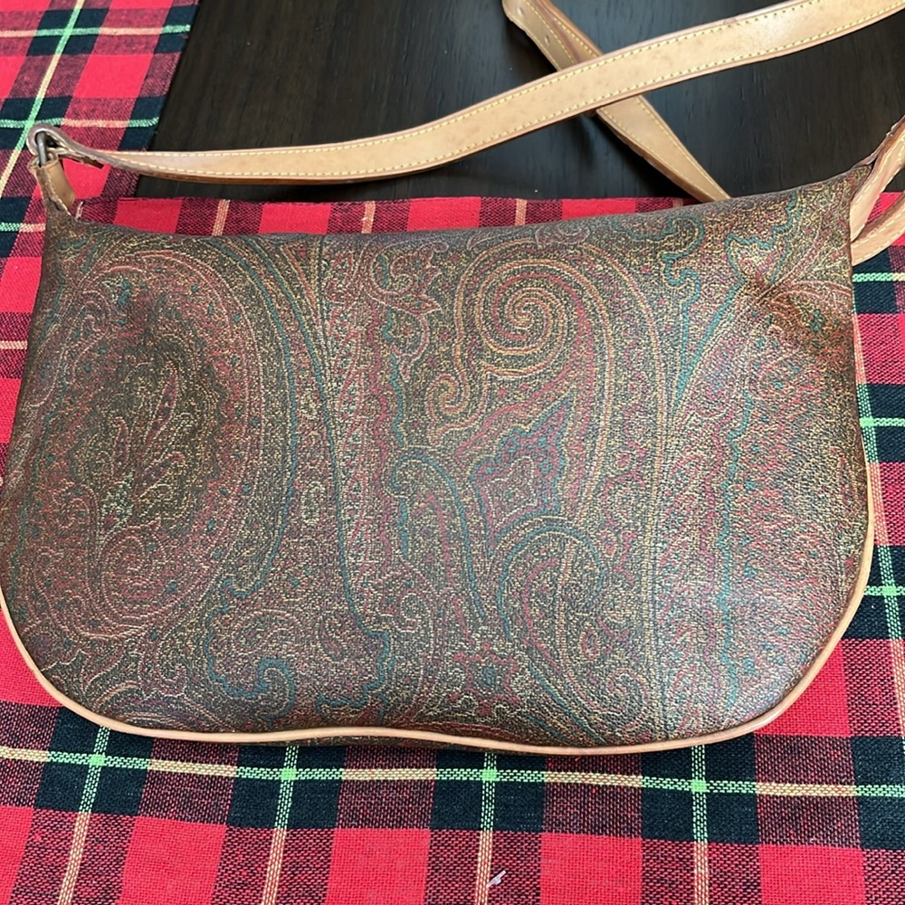 Etro Paisley coated canvas